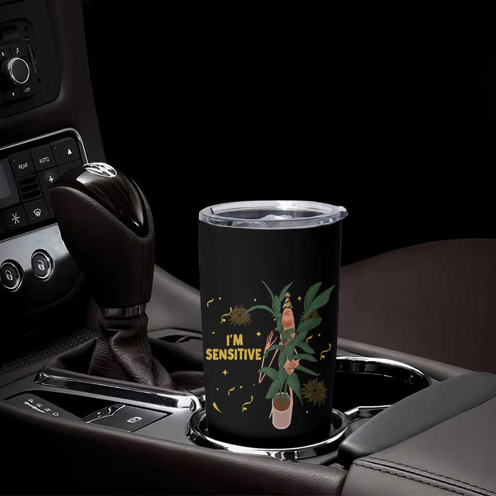 Funny Marcus The Worm New Year Tumbler Cup I Am Sensitive NYE Party Firework - Wonder Print Shop