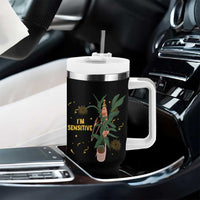 Funny Marcus The Worm New Year Tumbler With Handle I Am Sensitive NYE Party Firework - Wonder Print Shop