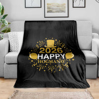 Scottish New Year 2026 Throw Blanket Happy Hogmanay NYE Party - Wonder Print Shop