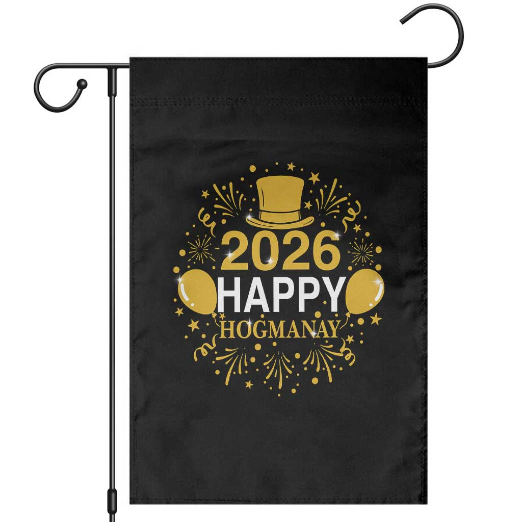 Scottish New Year 2026 Garden Flag Happy Hogmanay NYE Party - Wonder Print Shop