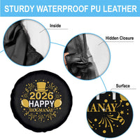 Scottish New Year 2026 Spare Tire Cover Happy Hogmanay NYE Party - Wonder Print Shop
