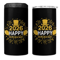 Scottish New Year 2026 4 in 1 Can Cooler Tumbler Happy Hogmanay NYE Party - Wonder Print Shop