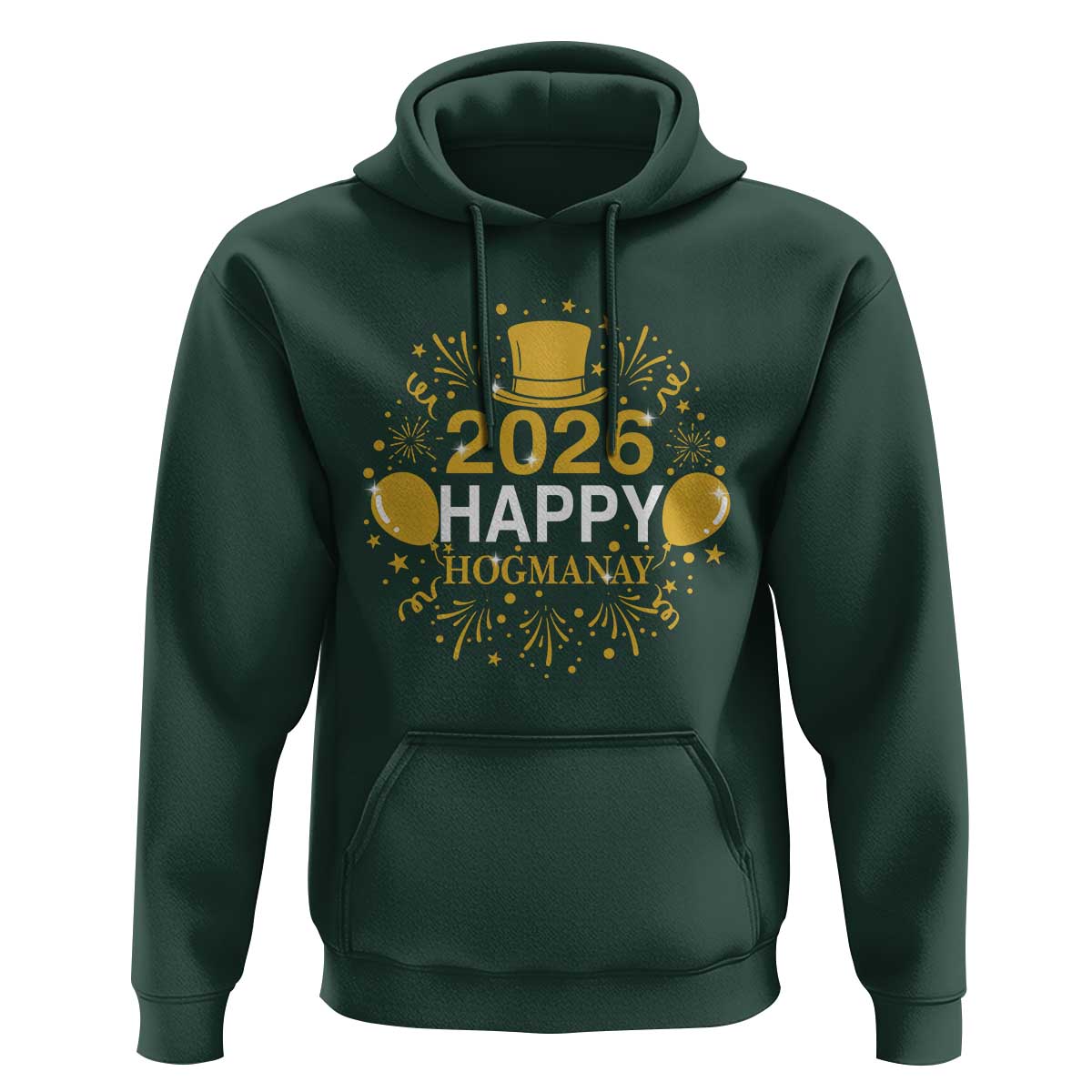 Scottish New Year 2026 Hoodie Happy Hogmanay NYE Party - Wonder Print Shop