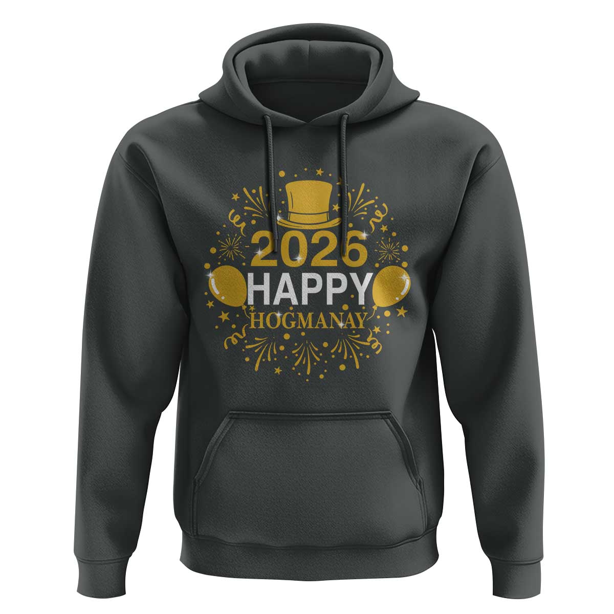 Scottish New Year 2026 Hoodie Happy Hogmanay NYE Party - Wonder Print Shop