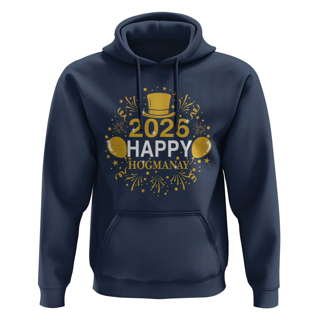 Scottish New Year 2026 Hoodie Happy Hogmanay NYE Party - Wonder Print Shop