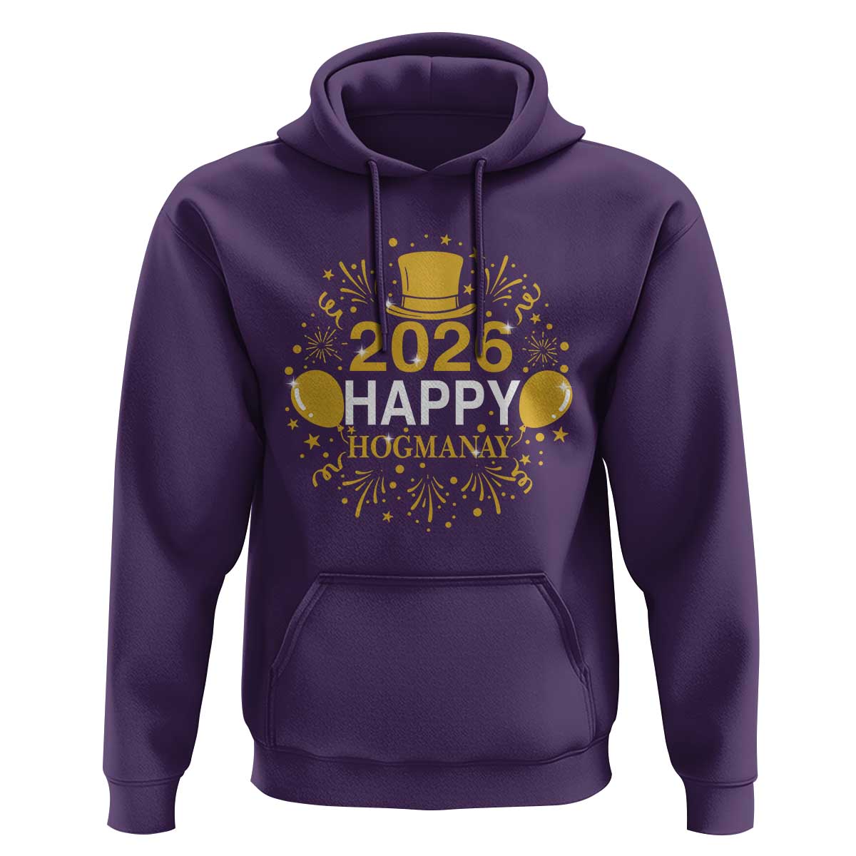 Scottish New Year 2026 Hoodie Happy Hogmanay NYE Party - Wonder Print Shop