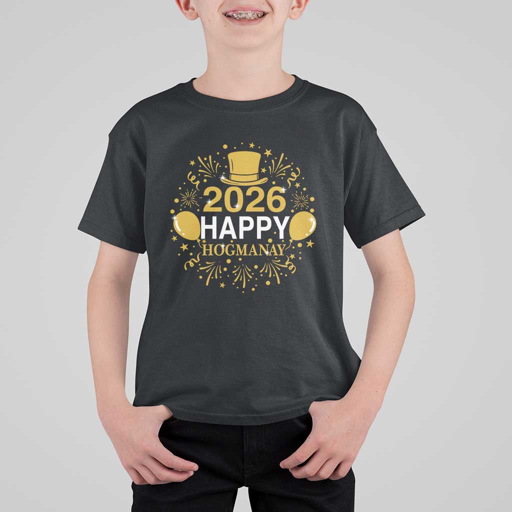 Scottish New Year 2026 T Shirt For Kid Happy Hogmanay NYE Party - Wonder Print Shop