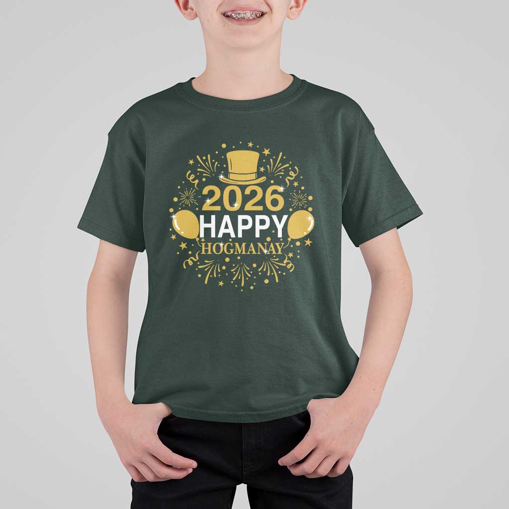 Scottish New Year 2026 T Shirt For Kid Happy Hogmanay NYE Party - Wonder Print Shop