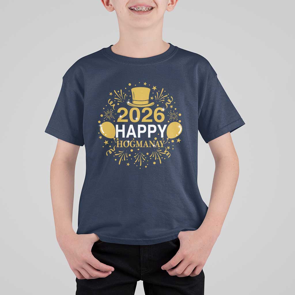 Scottish New Year 2026 T Shirt For Kid Happy Hogmanay NYE Party - Wonder Print Shop