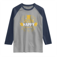 Scottish New Year 2026 Raglan Shirt Happy Hogmanay NYE Party - Wonder Print Shop