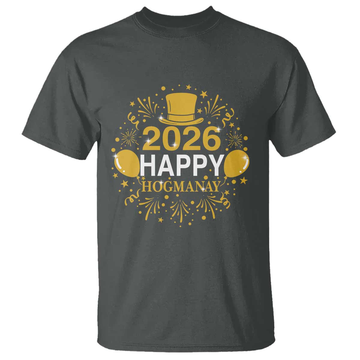 Scottish New Year 2026 T Shirt Happy Hogmanay NYE Party - Wonder Print Shop