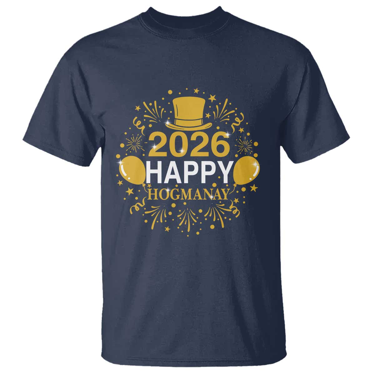 Scottish New Year 2026 T Shirt Happy Hogmanay NYE Party - Wonder Print Shop