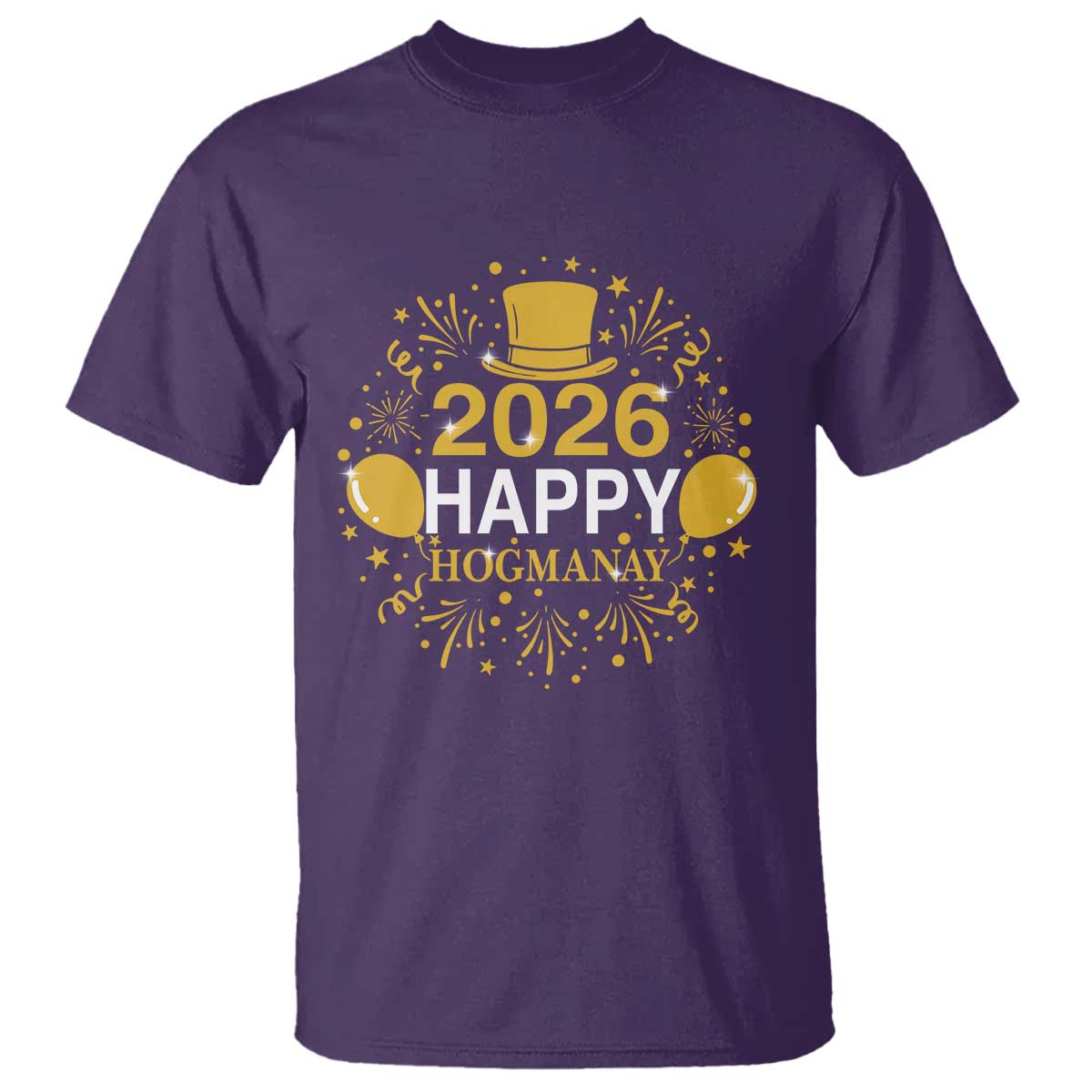 Scottish New Year 2026 T Shirt Happy Hogmanay NYE Party - Wonder Print Shop
