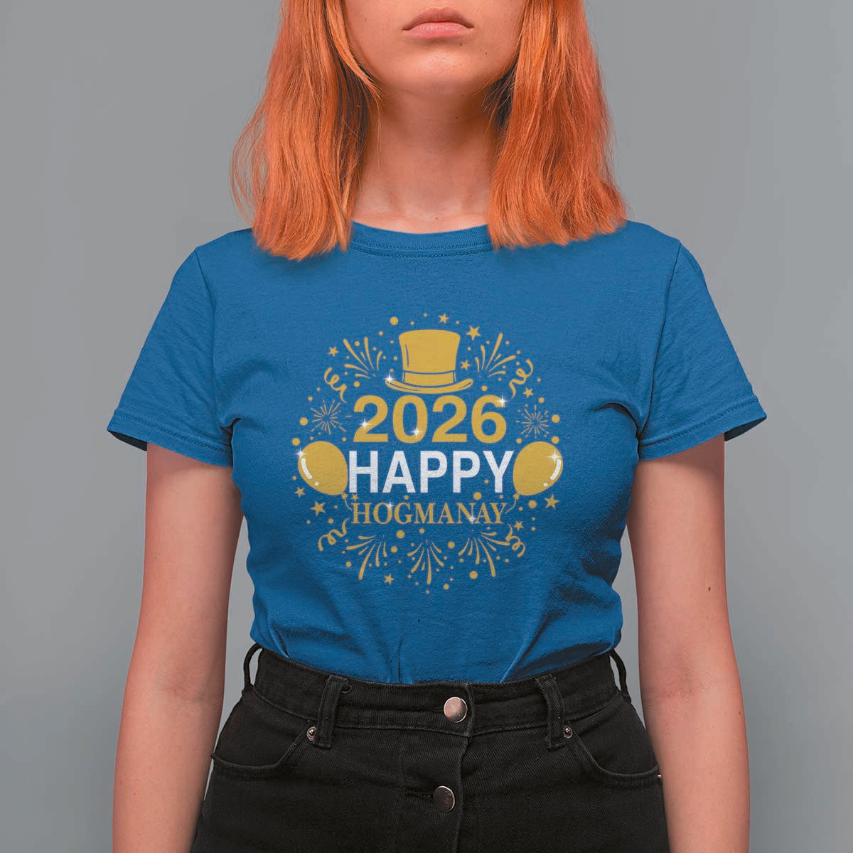 Scottish New Year 2026 T Shirt For Women Happy Hogmanay NYE Party - Wonder Print Shop