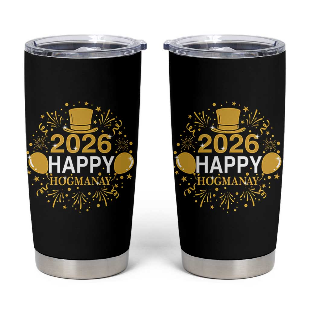 Scottish New Year 2026 Tumbler Cup Happy Hogmanay NYE Party - Wonder Print Shop