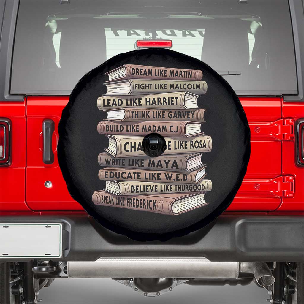 Black History Month African American Leaders Teacher Book Lover Spare Tire Cover