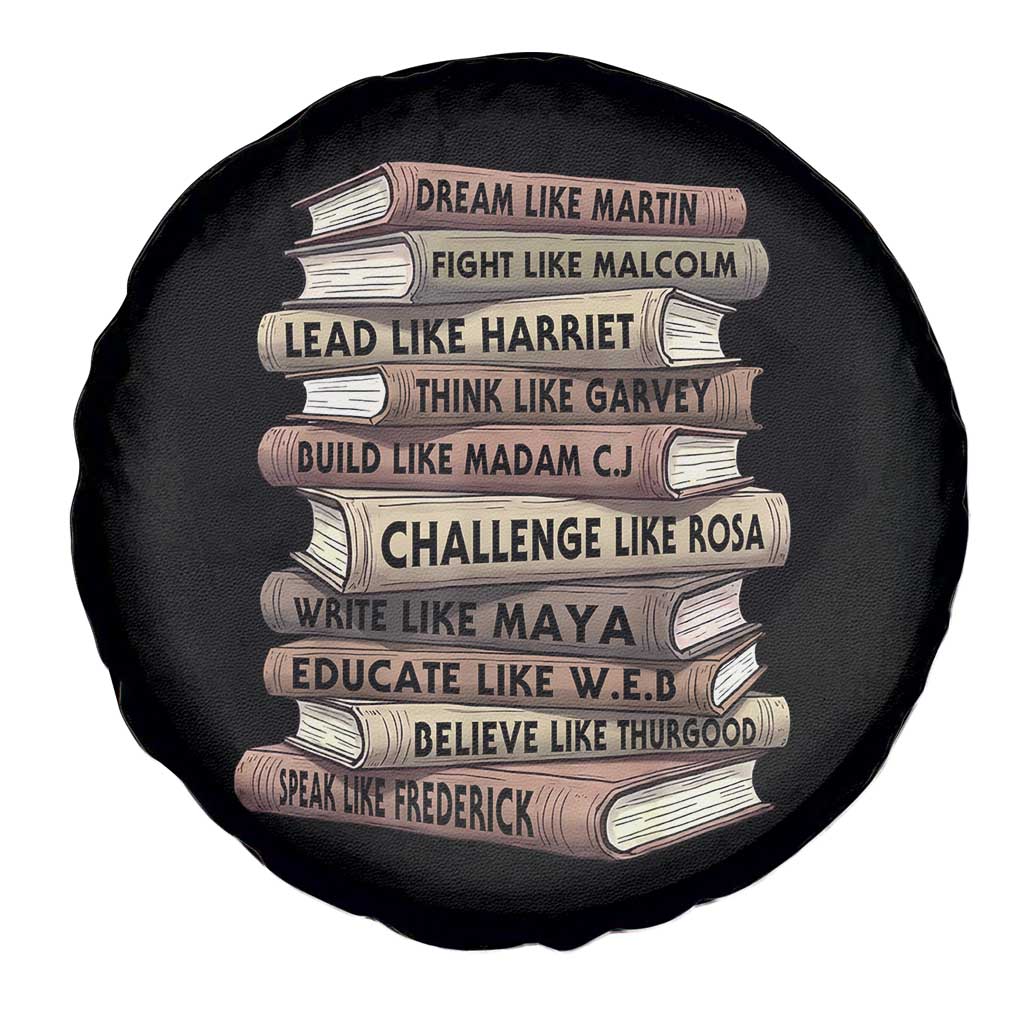 Black History Month African American Leaders Teacher Book Lover Spare Tire Cover
