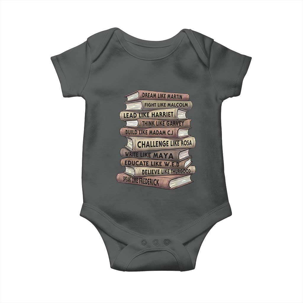 Black History Month African American Leaders Teacher Book Lover Baby Onesie