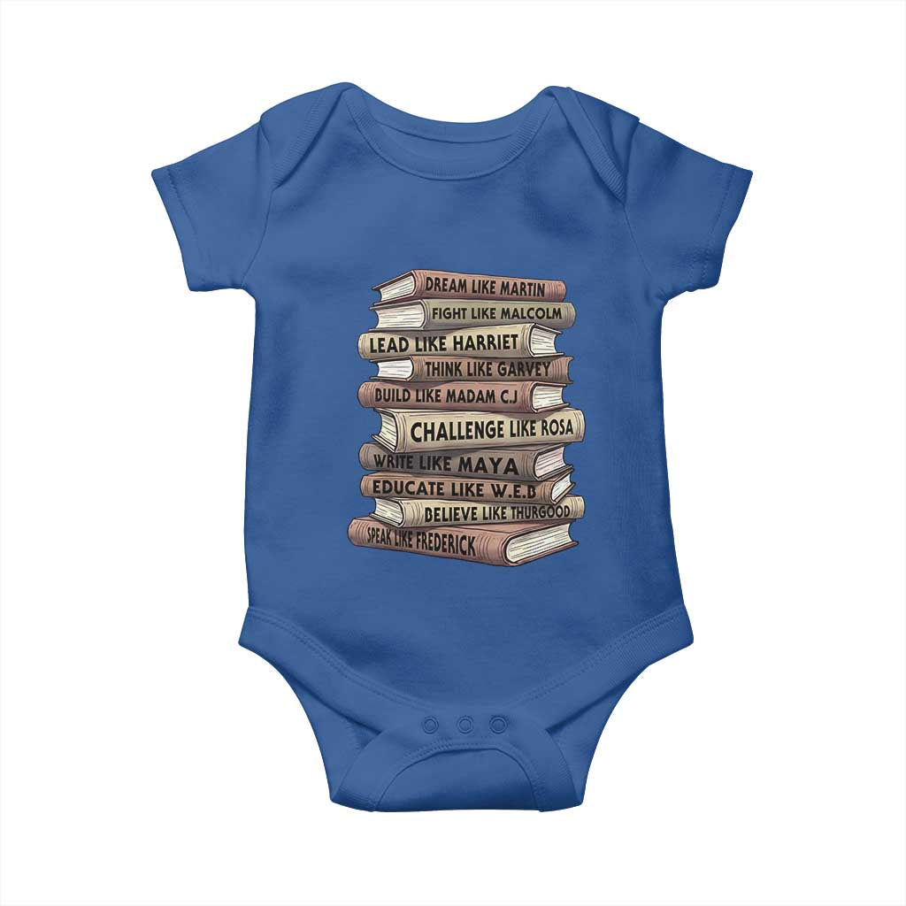 Black History Month African American Leaders Teacher Book Lover Baby Onesie