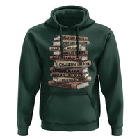 Black History Month African American Leaders Teacher Book Lover Hoodie