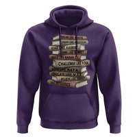 Black History Month African American Leaders Teacher Book Lover Hoodie
