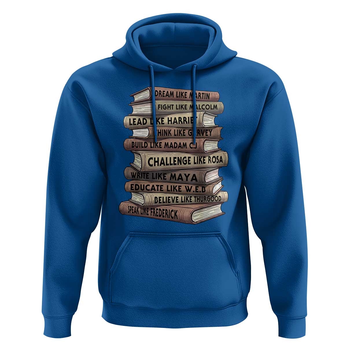 Black History Month African American Leaders Teacher Book Lover Hoodie