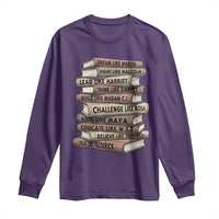 Black History Month African American Leaders Teacher Book Lover Long Sleeve Shirt