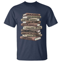 Black History Month African American Leaders Teacher Book Lover T Shirt
