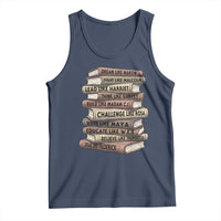 Black History Month African American Leaders Teacher Book Lover Tank Top