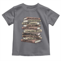 Black History Month African American Leaders Teacher Book Lover Toddler T Shirt