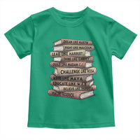 Black History Month African American Leaders Teacher Book Lover Toddler T Shirt