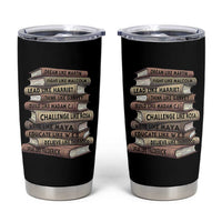 Black History Month African American Leaders Teacher Book Lover Tumbler Cup