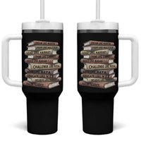 Black History Month African American Leaders Teacher Book Lover Tumbler With Handle