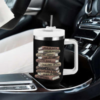 Black History Month African American Leaders Teacher Book Lover Tumbler With Handle