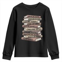 Black History Month African American Leaders Teacher Book Lover Youth Sweatshirt