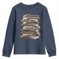 Black History Month African American Leaders Teacher Book Lover Youth Sweatshirt
