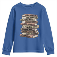 Black History Month African American Leaders Teacher Book Lover Youth Sweatshirt