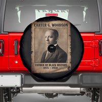 Carter G Woodson Spare Tire Cover Father Of Black History Month Old Paper Graphic