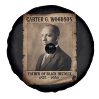 Carter G Woodson Spare Tire Cover Father Of Black History Month Old Paper Graphic