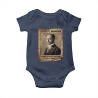 Carter G Woodson Baby Onesie Father Of Black History Month Old Paper Graphic