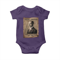Carter G Woodson Baby Onesie Father Of Black History Month Old Paper Graphic
