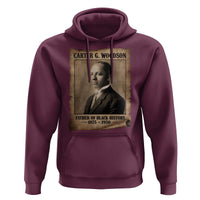 Carter G Woodson Hoodie Father Of Black History Month Old Paper Graphic