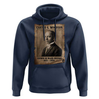 Carter G Woodson Hoodie Father Of Black History Month Old Paper Graphic