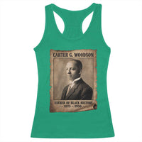 Carter G Woodson Racerback Tank Top Father Of Black History Month Old Paper Graphic