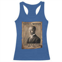 Carter G Woodson Racerback Tank Top Father Of Black History Month Old Paper Graphic