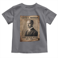 Carter G Woodson Toddler T Shirt Father Of Black History Month Old Paper Graphic