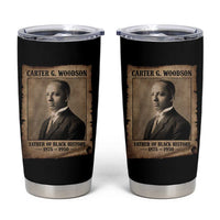 Carter G Woodson Tumbler Cup Father Of Black History Month Old Paper Graphic
