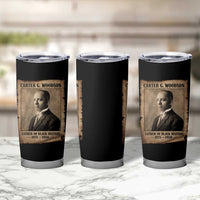 Carter G Woodson Tumbler Cup Father Of Black History Month Old Paper Graphic