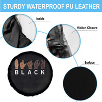 Black Asl Sign Language Hands Signs African American Month Spare Tire Cover