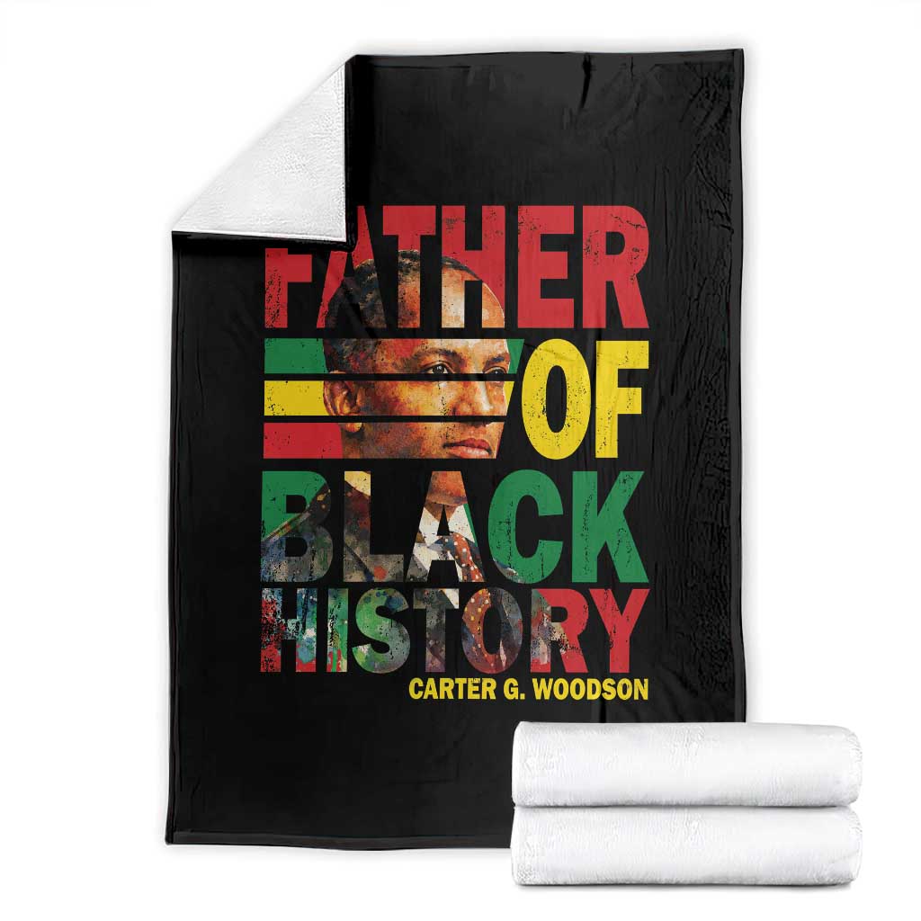 Carter G Woodson Throw Blanket Father Of Black History Month